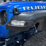 OLM OLME.23004.2 - Full Replacement LED Front Sidemarkers Smoked 2018+ Jeep Wrangler