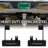 Race Sport DHDHB17UP - 2013-Current Dodge Ram 2500 Hitch Bar Reverse 7in LED Flood Lighting Heavy Duty Bolt-On Blacked Out Kit with Heated Lens and Dual End Light Cap Race Sport DHDHB17UP - 2013-Current Dodge Ram 2500 Hitch Bar Reverse 7in LED Flood Lighting Heavy Duty Bolt-On Blacked Out Kit with Heated Lens and Dual End Light Cap