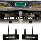 Race Sport DHDHB17UPSL - 2013-Current Dodge Ram 2500  Hitch Bar Reverse 7in LED Flood Lighting Heavy Duty Bolt-On Street Series Kit and Dual End Light Cap Race Sport DHDHB17UPSL - 2013-Current Dodge Ram 2500  Hitch Bar Reverse 7in LED Flood Lighting Heavy Duty Bolt-On Street Series Kit and Dual End Light Cap