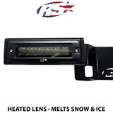 Race Sport RAM1500HB19UP - 19-22 Dodge Ram 1500 Hitch Bar Reverse 7in LED Flood Lighting Heavy Duty Bolt-On Blacked Out Kit with Heated Lens and Dual End Light Cap Race Sport RAM1500HB19UP - 19-22 Dodge Ram 1500 Hitch Bar Reverse 7in LED Flood Lighting Heavy Duty Bolt-On Blacked Out Kit with Heated Lens and Dual End Light Cap