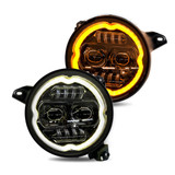 Race Sport RS9RGBW - 9in LED RGBW Chasing Headlight Kit For 2018+ Jeep JL And JT  Lighting Race Sport RS9RGBW - 9in LED RGBW Chasing Headlight Kit For 2018+ Jeep JL And JT  Lighting