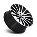 RedBourne 2095RDM325120B72 - Dominus 20X9.5 Gloss Black W/ Mirror Cut Face