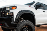 Rough Country A-C12211-G9K - Fender Flares - Defender - G9K Satin Steel - Chevy Silverado 1500 (19-24)