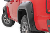 Rough Country F-C11511A-GAZ - Pocket Fender Flares - GAZ Summit White - Chevy Colorado 2WD/4WD (2015-2022)
