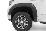 Rough Country F-C11950A-G9K - Pocket Fender Flares - G9K Satin Steel - GMC Sierra 1500 2WD/4WD (2019-2024)