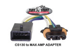 Tuff Stuff Performance Accessories 8320FC1GOE - 225 MAX AMP Alternator 1-Groove OEM Wire  Cast