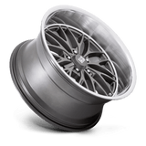 US Mags U13920007357 - U139 Santa Cruz 20X10 Anthracite With Diamond Cut Lip