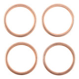 Vertex Pistons 823025 - Vertex Gaskets 98-02 Kawasaki ZX600 (ZX-6R) Exhaust Gasket Kit