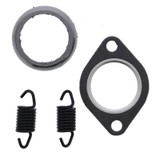 Vertex Pistons 823182 - Vertex Gaskets 11-14 Polaris Hawkeye 400 HO 2x4 Exhaust Gasket Kit