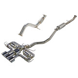 Remark RK-C3076H-09 - 2023+ Honda Civic Type-R (FL5) Triple Tip Catback Exhaust w/ Triple Tip & Front Pipe