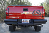 Fab Fours CS14-U3150-1 - Elite Rear Bumper; 2 Stage Black Powder Coated;