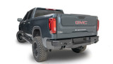 Fab Fours CS19-W4050-1 - Premium Rear Bumper; 2 Stage Black Powder Coat;