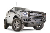 Fab Fours FB21-X5250-B - Matrix Front Bumper; w/Full Grill Guard; Bare Steel;
