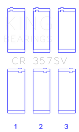 King Engine Bearings CR357SV0.25 - Mini Cooper B38A15M0 (Size +0.25mm) Connecting Rod Bearing Set