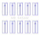 King Engine Bearings MB545AM0.5 - Ford N4A/Ne/L/N/Jcc/Lcj/Lse (Size +0.50mm) Main Bearing Set