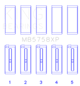 King Engine Bearings MB5758XPSTDX - Peugeot Ep6 1.6L/BMW N14B16C (Size STDX) Main Bearing Set
