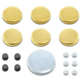 Proform 66554 - Brass Freeze Plug Kit For Ford 352/390/428 Engines All Sizes Needed Included