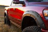 Rough Country A-D10914-PR4 - Fender Flares - Defender - PR4 Flame Red - Ram 1500 2WD/4WD (2019-2024)