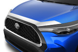 Auto Ventshade (AVS) 622217 - 22-24 Toyota Corolla Cross Aeroskin Low Profile Hood Shield - Chrome