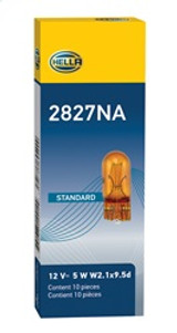 Hella 2827NA - BULB  12V 5W W2.1X9.5D NAMBER