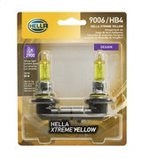 Hella 9006 YL - BULB 12V 55W P22D T4 YELLOW 2 BLISTER