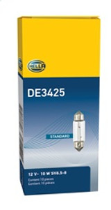 Hella DE3425 - BULB 3425 12V 10W SV8.5-8 T3.25 13X37MM