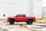 Rough Country A-C11612-GJI - Fender Flares - Defender l 5'9 inch Bed  - GJI Shadow Gray - Chevy Silverado 1500 (14-18)