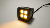 Southern Truck 77916K - 2.0 Inch Square Cube Cree LED Lights Pair Black Series White/Amber W/Harness 79903  Lifts