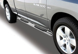 Big Country 394224876 - Truck Accessories  - 4" WIDESIDER Platinum Side Bars With Mounting Bracket Kit - Polished Stainless Steel