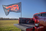 Rough Country 117503 - Flag Pole Holder - Bed Rail - w/ Flag