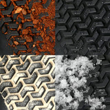 Rugged Ridge 12950.15 - Floor Liner, Rear; Black, 2011-2020 Dodge / Jeep Durango / Grand Cherokee WK2