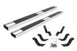 Big Country 3962224876 - Truck Accessories  - 6" WIDESIDER Platinum Side Bars With Mounting Bracket Kit - Polished Stainless Steel