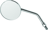 BikeMaster 600802 - 3in Adjustable Round Mirror 10mm - Each - Chrome