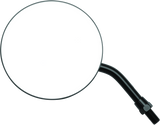 BikeMaster 600801 - 4in Adjustable Round Mirror 10mm - Each - Black