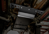 Cali Raised LED CR3678 - 2016-2022 Toyota Tacoma Transfer Case Skid Plate - Aluminum Raw