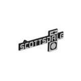 Holley 05-187 - Dashboard Emblem; Black/Silver; Incl. All Factory Mounting Points; SCOTTSDALE;