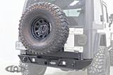 LoD Offroad JBC9641 - TJ/LJ/YJ Destroyer Rear Bumper w/ Tire Carrier