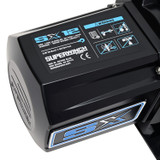Superwinch 1712204 - 12000 LBS 12V DC 3/8in x 80ft Synthetic Rope SX12SR Winch - Semi Gloss Black