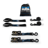 Borne Off-Road BNRTC-TDHD-2BK - Heavy-Duty Ratchet Tie-Down Kit (2-Pack) - Black Borne Off-Road BNRTC-TDHD-2BK - Heavy-Duty Ratchet Tie-Down Kit (2-Pack) - Black