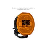 Borne Off-Road BNLT-COV-RD7YL - 7in Round Light Cover Amber