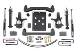 BDS Suspension BDS175H - 6 Inch Lift Kit Silverado/Sierra 1500 07-13 2WD Leaf Springs NX2 Nitro Shocks