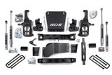 BDS Suspension BDS197H - 6.5 Inch Lift Kit Silverado/Sierra 2500HD/3500 11-19 2/4WD 5 Inch Block with Overload NX2 Nitro Shocks