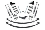 BDS Suspension BDS301FS - 4 Inch Lift Kit Ford Excursion 00-05 4WD Leaf Springs Fox 2.0 Performance