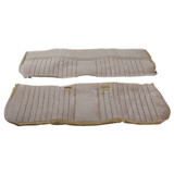 Brothers Trucks 05-323 - C/K Seat Upholstery Kit - Deluxe Pleat Cloth/Vinyl - Tan