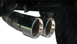 Corsa Performance 14518 - 3.0in. Cat-Back Single Side Exit with Twin 4.0in. Polished Pro-Series Tips