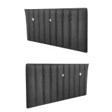Brothers Trucks FP26800BLACK - Complete Door Panels - Black - Pair