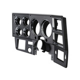 Brothers Trucks INST836 - Instrument Bezel - With A/C - Black/Chrome