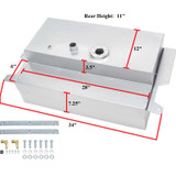 Brothers Trucks SGT5559 - Steel Gas Tank - Underbed - Top Fill