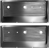 Brothers Trucks U2003-67 - Replacement Door Panels - Standard - Black Metal - Pair