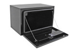 DEE ZEE DZ61TB - Deezee Universal Tool Box - Specialty Underbed Black BT Alum 24X18X18 (Txt Blk)